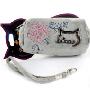 ANIMOB奇尾猫绒料女士双拉链手机-零钱包(灰色)