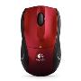 罗技logitech M505(红色)无线激光鼠标(时尚外观与强大功能的完美组合)(09年新款)