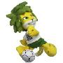 FIFA世界杯 2010年 吉祥物公仔踢球姿态 F101002 22cm