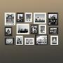 雅视15相框照片墙配套画片 15B-7352 世界建筑经典（黑白）