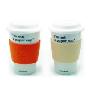 乐扣乐扣Eco环保陶瓷杯分享装（橙色/米色）SLB001S03（我不是纸杯-时尚环保系列）(卓越亚马逊独家首发)
