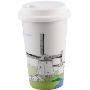 BellaHouse CITY CAFE CUP 荷兰风车 STC-007 陶瓷杯（可微波加热）(台湾品牌-双层陶瓷壁，可以增加保温隔热效果)