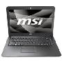 微星(MSI)X320 13.4英寸超便携笔记本电脑(Z530 2GB 50GB 摄像头 无线 蓝牙 VHB)(送真皮内胆包 限量银河黑)