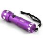 伊诺娃14头LED便携式战术莲花头手电筒(亮紫色)