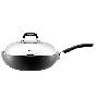 美的（Midea）瓷晶無油煙炒鍋MF-CJ1C30不粘鍋少油煙（半玻可視鍋蓋）