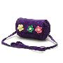 [飞扬空间]时尚布艺花系列可爱斜挎包 紫色10821359