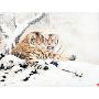 香颂风无框油画－中国工笔重彩画系列之虎头燕颔(JD13307)40*30cm
