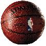 Spalding斯伯丁64-288NBA彩色运球人篮球