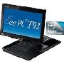 华硕(ASUS) EeePC T91（晶钻黑）8.9英寸上网本(Z520 1G 16G固+16G 无线 摄像头 XP系统)(可旋转180度液晶屏、触摸镜面屏、防震SSD硬盘)