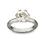 Swarovski施华洛世奇水晶戒指-天鹅湖(银色）1030974(17-18#）(专柜正品）