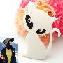 韩国momo-韩版可爱女生白色小猫胸针可装饰包包(售完为止)