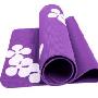 菩尔PVC瑜伽垫2010深紫花6MM 送背袋