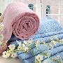 博洋DAPAO超柔盖毯系列-全棉双人透气空调毯粉色
