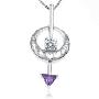 lux-women-925银紫水晶时尚吊坠-爱神之箭(赠925银链)