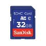 SanDisk 闪迪 SDHC 32G （蓝色）SD闪存卡
