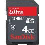 SanDisk 闪迪 Ultra SDHC 4G （黑色）SD高速闪存卡 15M/S 100X