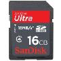 SanDisk 闪迪 Ultra SDHC 16G （黑色）SD高速闪存卡 15M/S 100X
