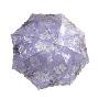 天堂伞2010年款三折超轻刺绣香型遮阳伞3070水莲芬芳 紫色