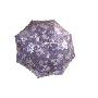 天堂伞2010年款三折超轻刺绣香型遮阳伞3070水莲芬芳 深紫