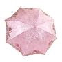 天堂伞2010年款三折超轻刺绣遮阳伞3070月满花楼 粉色
