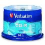 威宝(Verbatim)光盘 素面700MB CD-R50片桶装