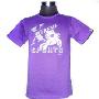 希尔华特 运动休闲圆领短袖T恤 008-紫180