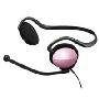 索尼 SONY 颈带式耳麦耳机DR-G240DP粉色