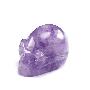 赛伊诺-天然紫水晶雕刻骷髅头摆件（附宝玉石鉴定证书）(售完为止)
