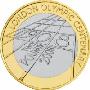 2008英国伦敦奥运百年铜镍合金纪念币