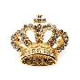 SaSa-合金镶钻胸针韩国流行前线甜美情怀超人气热卖款-皇冠Crown