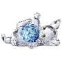 Swarovski施华洛世奇水晶摆件-小猫(卧)631857(正品)