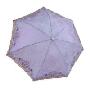 天堂伞2010年款三折超轻刺绣晴雨伞377似锦如织 蓝紫
