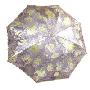 天堂伞2010年款三折超轻刺绣遮阳伞3301金银满堂 紫色