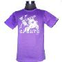 希尔华特 运动休闲圆领短袖T恤 008-紫165