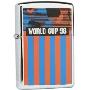 ZIPPO打火机 98世界杯棕兰条 (1997年 两面加工)