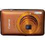 佳能IXUS130 IXUS 130橙色+4G卡+国产电池+相机包+读卡器+贴膜