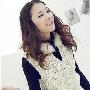 包邮2010春装新款 狐狸毛镶嵌 韩版女装 时尚潮流带帽无袖毛衣
