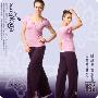 瑜珈服 路伊梵2010春季女款跳操服 健身服 瑜伽服套装5310紫色