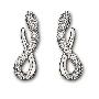 Swarovski施华洛世奇水晶耳环-银色催眠蛇1020910（Austria专柜正品）