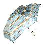 天堂三折晴雨伞（5502E）色织格