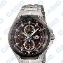 CASIO 卡西欧EDIFICE系列三眼计时精钢男表EF-326D-5AV