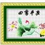 韩国进口溢彩十字绣套件/YC-431-089-z/四季平安/中格