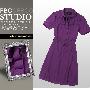 FBC&FBCC正品夏装修身短袖长款衬衫连衣裙799-05