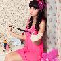 专柜正品 Mmuses缪诗桃色诱惑丝网花绣吊带裙 301014 魔妃