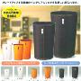 日本ASVEL 时尚皮质垃圾桶6L(白色)