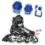 包邮 动感/ACTION PW 125F 专业溜冰鞋 轮滑鞋(黑白 套装)