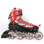 包邮 动感 PW 123A 溜冰鞋 轮滑鞋 (黑红)