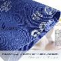杰朴森PVC6mm环保印花(六叶草)蔚蓝色瑜伽垫◆送瑜珈垫背包