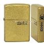 ZIPPO 打火机 金色侧骷髅