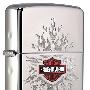 ZIPPO 打火机 哈雷银色火焰激情四射 24504